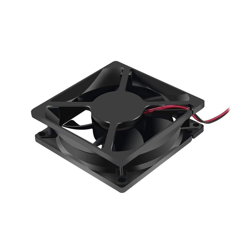 DORHEA 2Pcs 24V 3.14in 0.98in Fan 80mm x 80mm x 25mm Fan DC 24V 8025 Brushless Cooling Fan 80mm 25mm for Cooling PC Computer Case CPU Coolers Radiators 2pin - Image 5